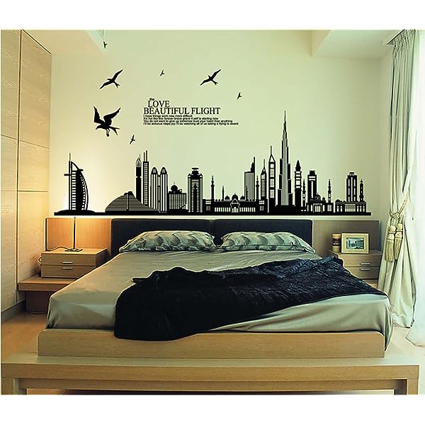 Cityscape Wall stickers for Bedroom