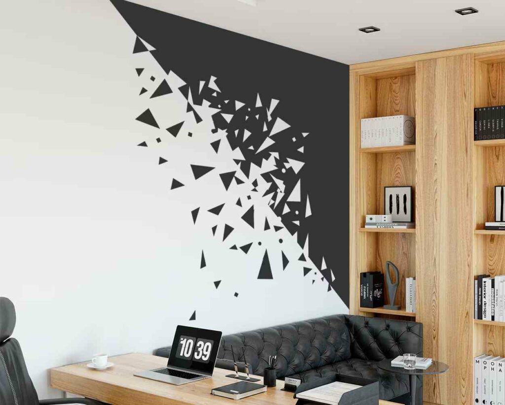 Geometric Wall Stickers for Bedroom