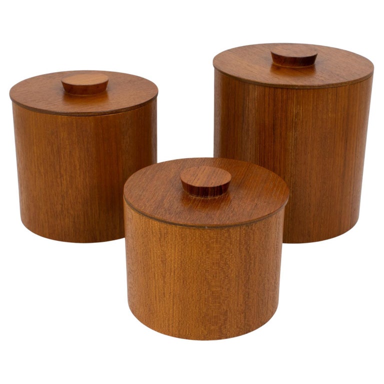 Wooden Kitchen Canisters 